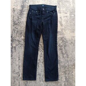 GAP 1969 Womens Petites Classic Straight Jeans Mid Rise Denim Blue Size 25P